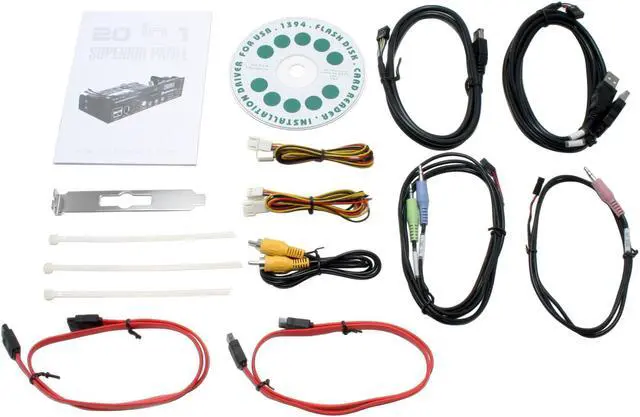 Alt view image 4 of 5 - Black Super Panel with 20-in-1 Card Reader