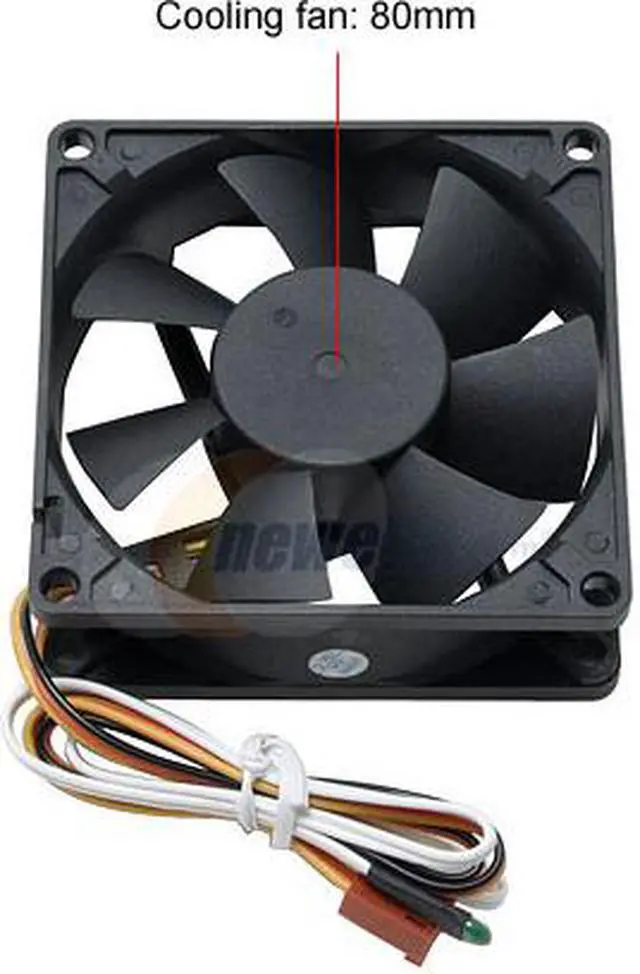 Alt view image 3 of 5 - ENERMAX UC-8TCFS/B 80mm Case Cooling Fan