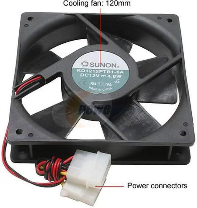 Alt view image 2 of 3 - SUNON KD1212PTB1-6A Case Cooling Fan - OEM