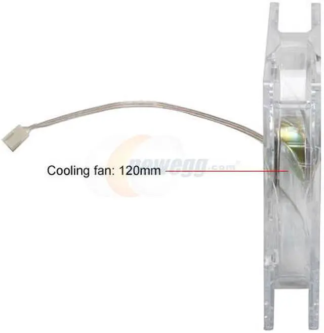 Alt view image 3 of 7 - COOLER MASTER Neon LED TLF-S12-EB Blue LED Cooling Fan