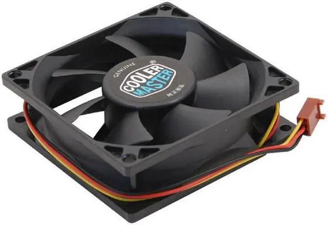 Alt view image 2 of 4 - Cooler Master Dual Ball Bearing 80mm Cooling Fan for Computer Cases and CPU Coolers