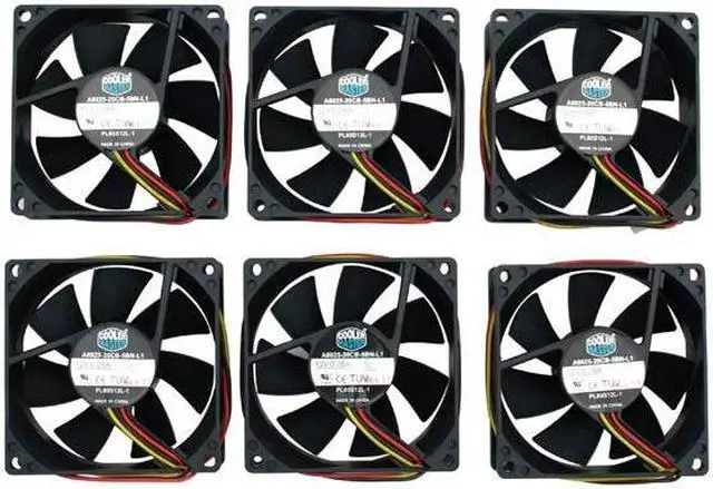 Alt view image 2 of 3 - COOLER MASTER SAF-S83-E1 80mm Silent 80mm Case Fan Value Pack With 6 packs