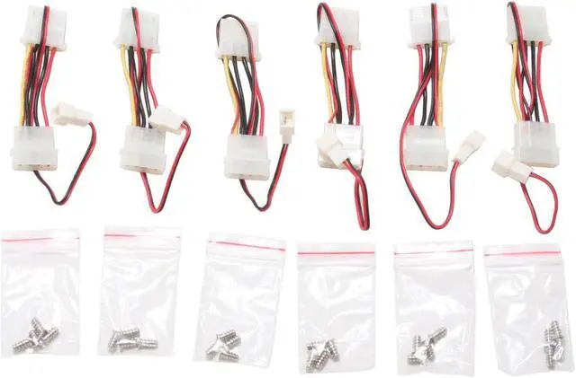 Alt view image 2 of 3 - COOLER MASTER R4-L8S-18SB 80mm Blue LED 6-in-1 Value Cooling Pack