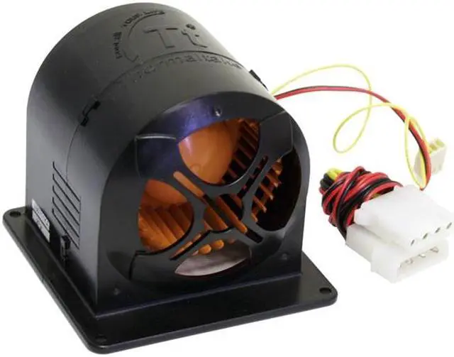 Alt view image 2 of 5 - Thermaltake X-blower A1869 80mm 2 Channel VR Fan Kit with Dual Fan Speed Control Panel