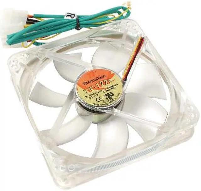 Alt view image 2 of 4 - Thermaltake A1927 120mm Red LED Case Fan