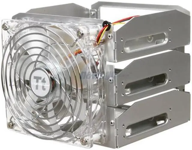 Alt view image 2 of 6 - Thermaltake A2309 iCage 5.25" bay convert to 3 x 3.5" HDD Module