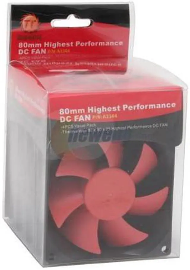 Alt view image 4 of 4 - Thermaltake A2364 80mm Case Cooling Fan