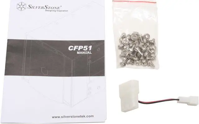 Alt view image 4 of 5 - Silverstone CFP51-B Aluminum 5.25" to 3.5" bay converter with 120mm fan