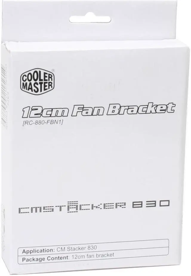 Alt view image 5 of 5 - COOLER MASTER RC-880-FBN1-GP 120mm Stacker 830 Fan bracket