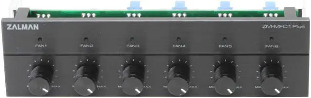 Alt view image 2 of 5 - Black 6 Channel Multi Fan Controller