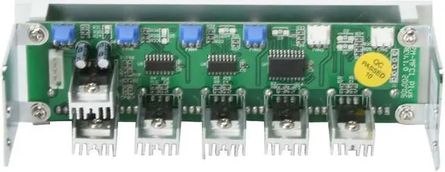 Alt view image 3 of 5 - Silver 6 Channel Multi Fan Controller