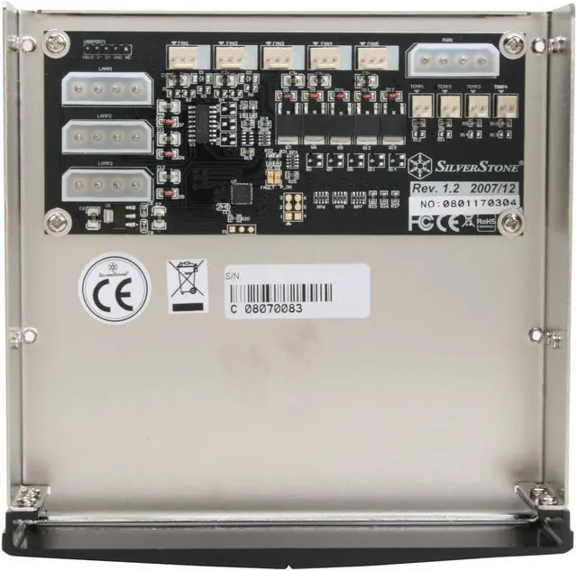 Alt view image 3 of 7 - Silverstone CMD01B-ESA Commander Series ESA Certified 5.25" Controller