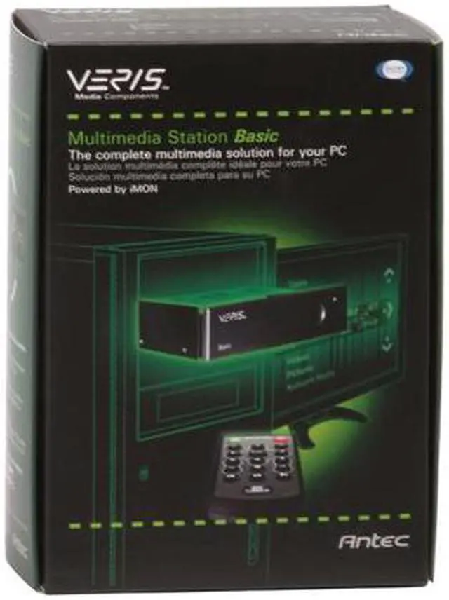 Alt view image 9 of 9 - Antec Mult-Station Basic Internal IR receiver and remote