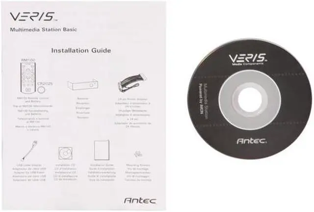 Alt view image 7 of 9 - Antec Mult-Station Basic Internal IR receiver and remote