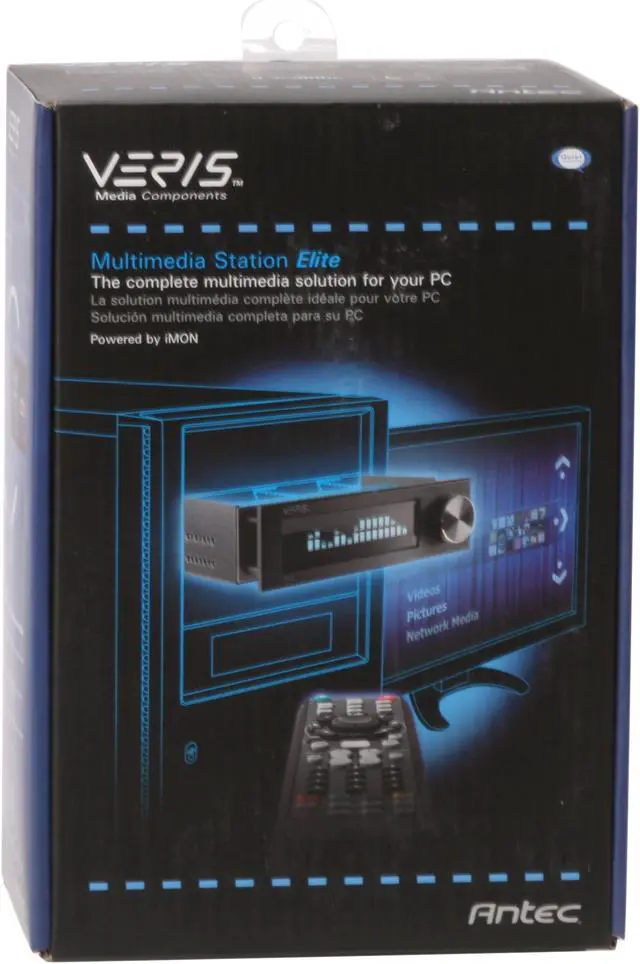 Alt view image 7 of 7 - Antec Mult-Station Elite Internal IR receiver w/ VFD and remote