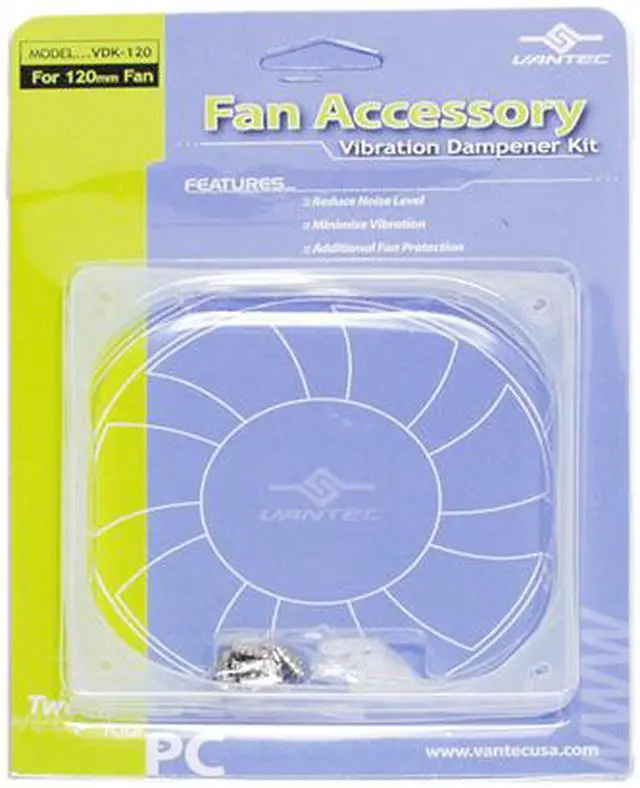 Main image of VANTEC VDK-120 120MM Fan Vibration Dampener Kit