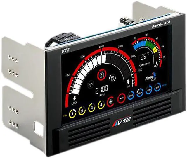 Alt view image 4 of 4 - AeroCool V12XT Touch Screen Fan Controller