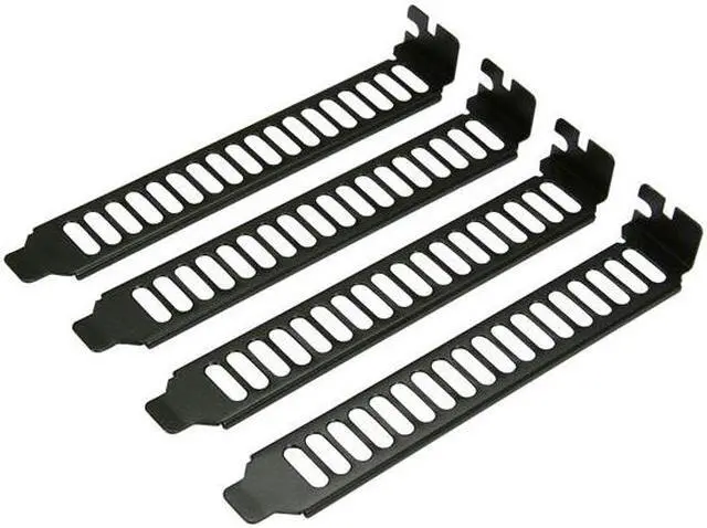 Main image of Silverstone AEROSLOTS-BP Maximum Vented PCI Slot Covers - Black Painted Finishing