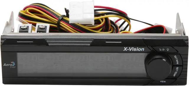 Main image of 5.25" Bay control 5 sets of Fans and Temp and voltage display. Color LCD Monitor