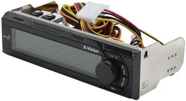 Alt view image 2 of 5 - 5.25" Bay control 5 sets of Fans and Temp and voltage display. Color LCD Monitor