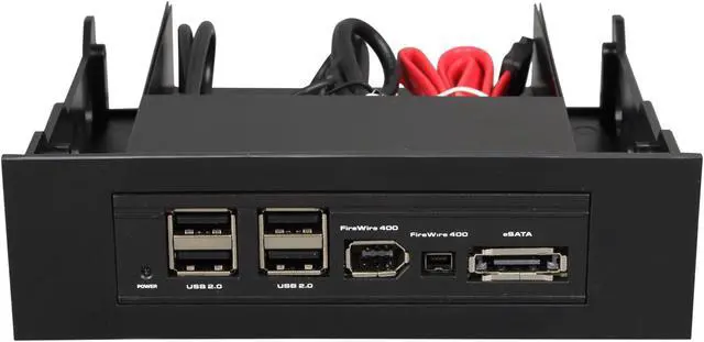 Alt view image 2 of 5 - Multi-function Front Panel USB 2.0/FireWire 400/eSATA x 1