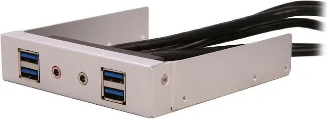Main image of Front 4 x USB3.0 Port and HD Audio Ports (Silver)