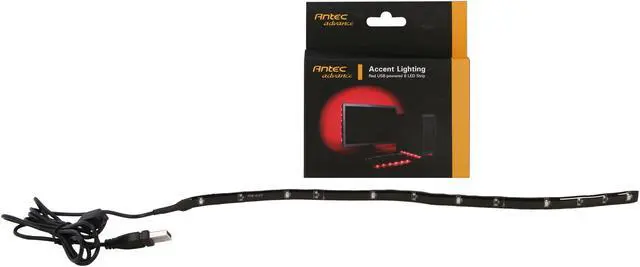 Alt view image 3 of 3 - Antec Accent Lighting - Red
