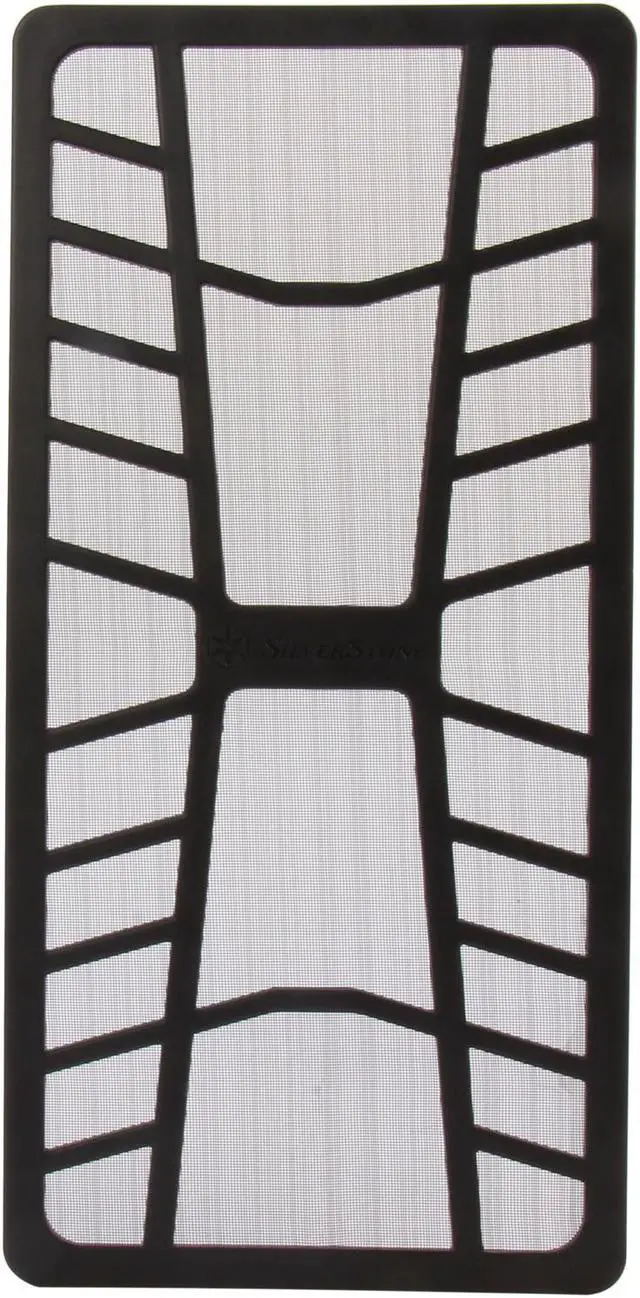 Alt view image 2 of 6 - Silverstone SST-FF142B 140mm x2 Fan Filter with Magnet for 320mm x 155mm fans or vents (Black)