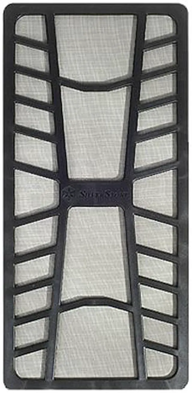 Alt view image 6 of 6 - Silverstone SST-FF142B 140mm x2 Fan Filter with Magnet for 320mm x 155mm fans or vents (Black)