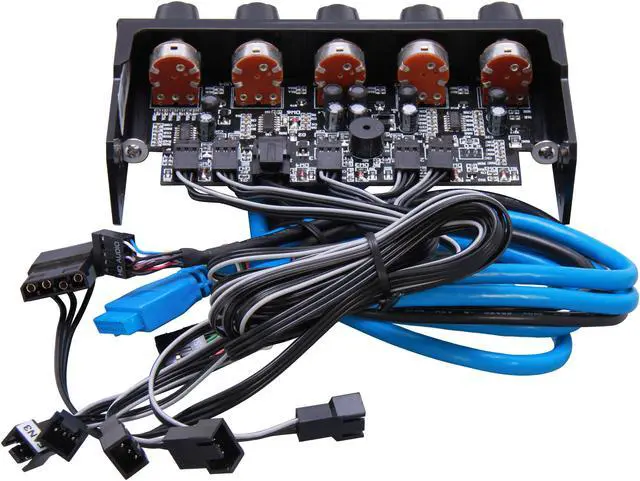 Alt view image 4 of 6 - Control 5 sets of Fan/Temp, Upto 25W per fan channel, USB3.0 ports, Turn Fan off completely