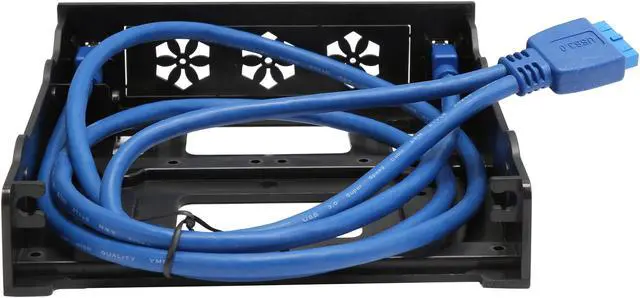 Alt view image 4 of 5 - USB3.0 Front Panel HUBs Bracket for SSD/HDD/3.5" Internal Device