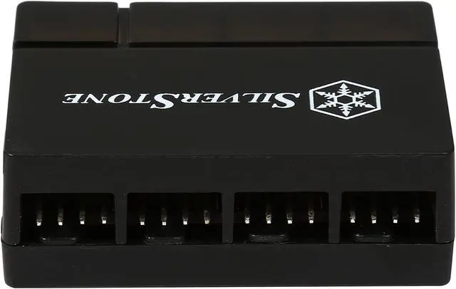 Alt view image 4 of 16 - SilverStone PWM Fan Hub System Cables, Black (CPF04)