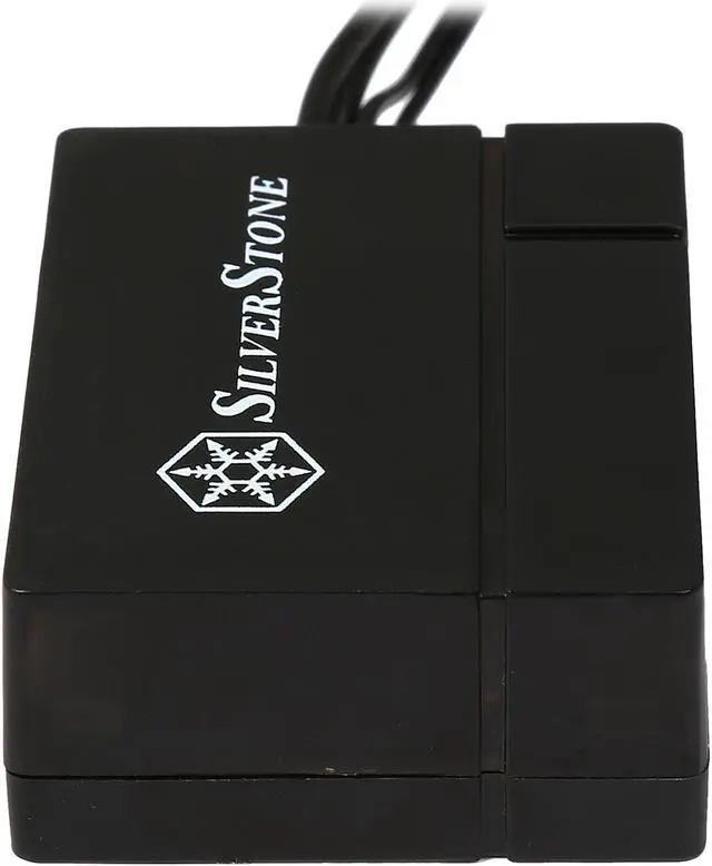 Alt view image 5 of 16 - SilverStone PWM Fan Hub System Cables, Black (CPF04)