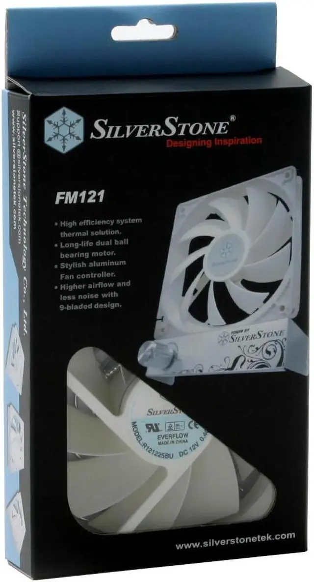 Alt view image 4 of 4 - SilverStone FM121 Case Cooling Fan