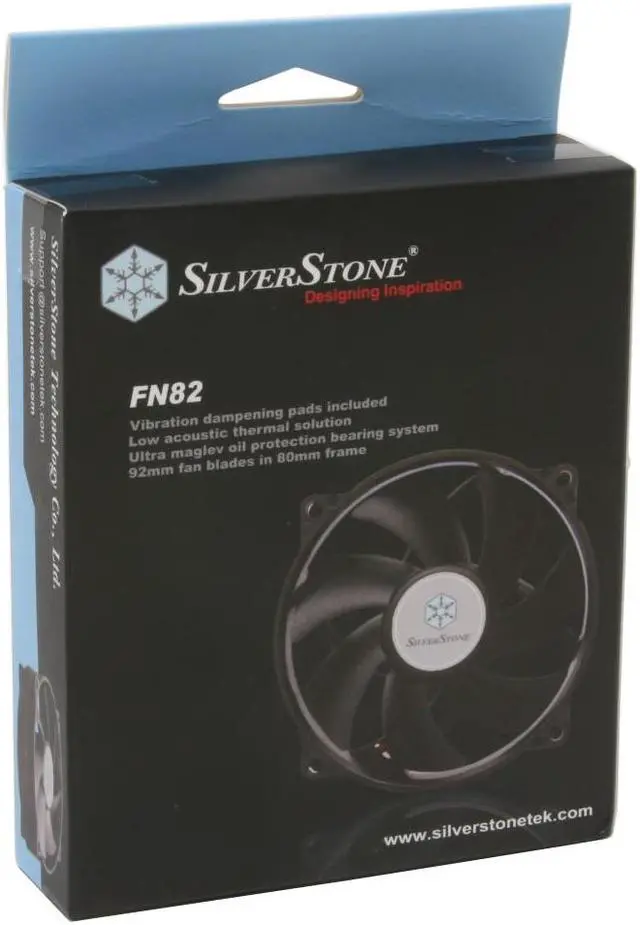 Alt view image 4 of 4 - SilverStone FN82 80mm Case Cooling Fan