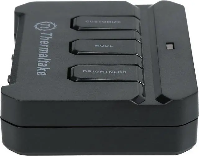 Alt view image 6 of 9 - Thermaltake Lumi Color 256C 3-Pack RGB Magnetic LED Strip Control Pack AC-037-LN1NAN-A1