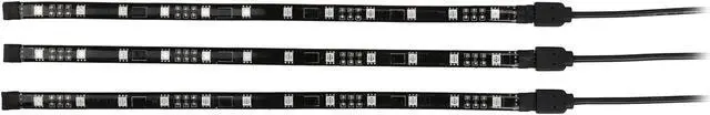Alt view image 8 of 9 - Thermaltake Lumi Color 256C 3-Pack RGB Magnetic LED Strip Control Pack AC-037-LN1NAN-A1