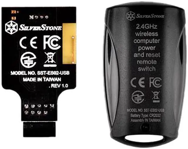 Alt view image 3 of 5 - Silverstone SST-ES02-USB Remote Switch Kit