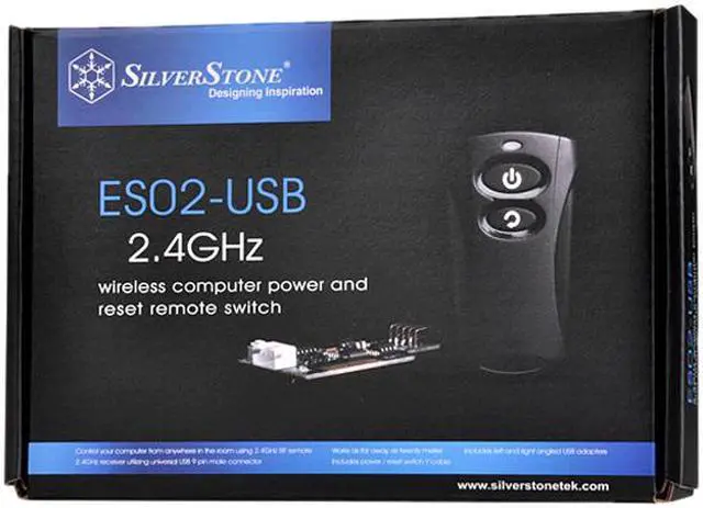 Alt view image 5 of 5 - Silverstone SST-ES02-USB Remote Switch Kit
