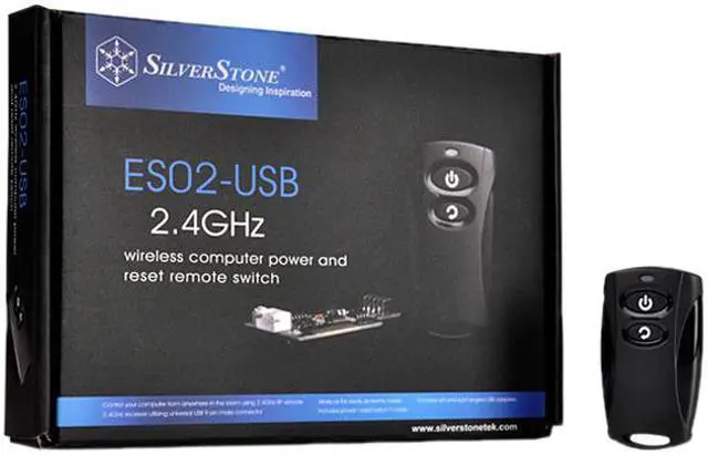 Alt view image 4 of 5 - Silverstone SST-ES02-USB Remote Switch Kit