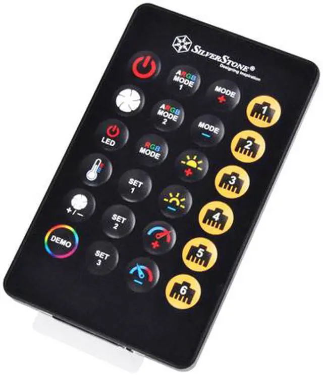 Alt view image 14 of 18 - SilverStone SST-LSB02 Multifunction Addressable RGB Control Box with Remote