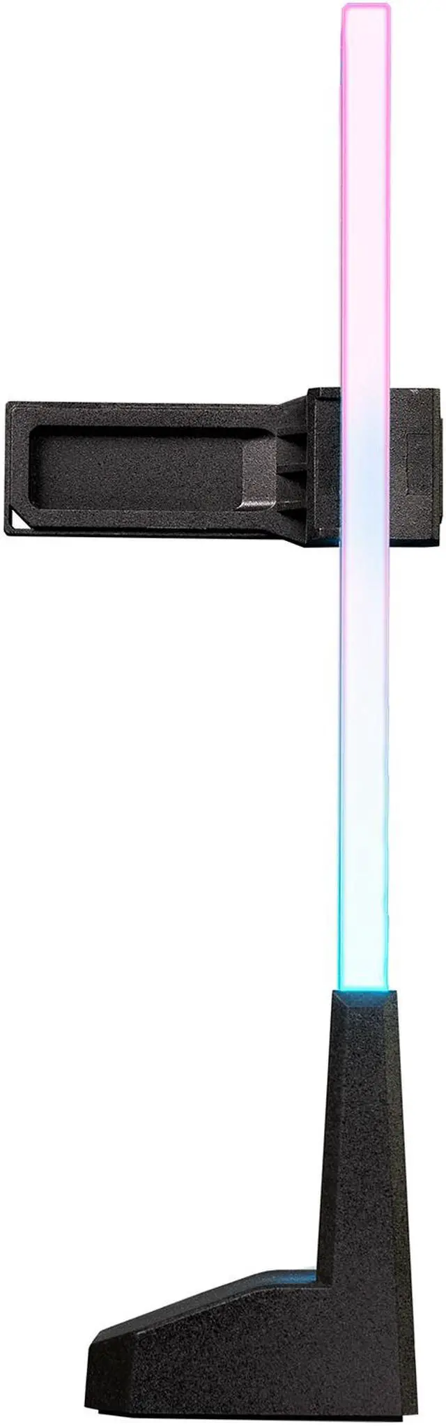 Alt view image 5 of 16 - Cooler Master MasterAccessory ARGB GPU Support Bracket, Edge-Lit ARGB Tempered Glass, Universal GPU Bracket, Multiple Orientations