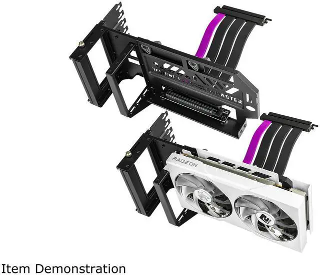 Alt view image 14 of 16 - Cooler Master Vertical GPU Card Holder Kit V3, PCIe 4.0 | 5.0 Motherboards | GPUs RTX 5090 | RX 9070 XT, ABS Casing, 165mm Length, Modular| Adjustable for E-ATX|ATX|Micro ATX Case