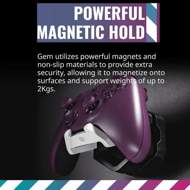 Alt view image 4 of 11 - Cooler Master MasterAccessory GEM Magnetized Multi-Surface Mounting Gaming Storage for Peripherals, Gamepads, Headsets, VR Headsets, Mobile Phones, Rubberized Protective Arms (MCA-U000R-KPHK00)