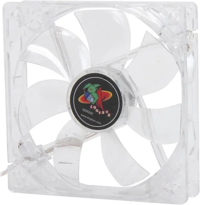 Alt view image 2 of 5 - LOGISYS Computer CF120BL 120mm BLUE 4 LED LED Case Fan