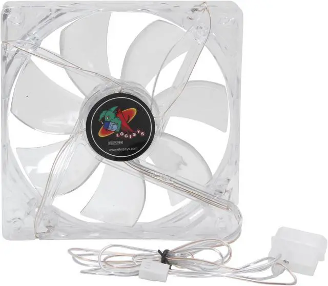 Alt view image 4 of 5 - LOGISYS Computer CF120RD Red LED Case Cooling Fan