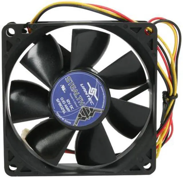 Alt view image 3 of 6 - Vantec Stealth 80mm Double Ball Bearing Silent Case Fan - Model SF8025L