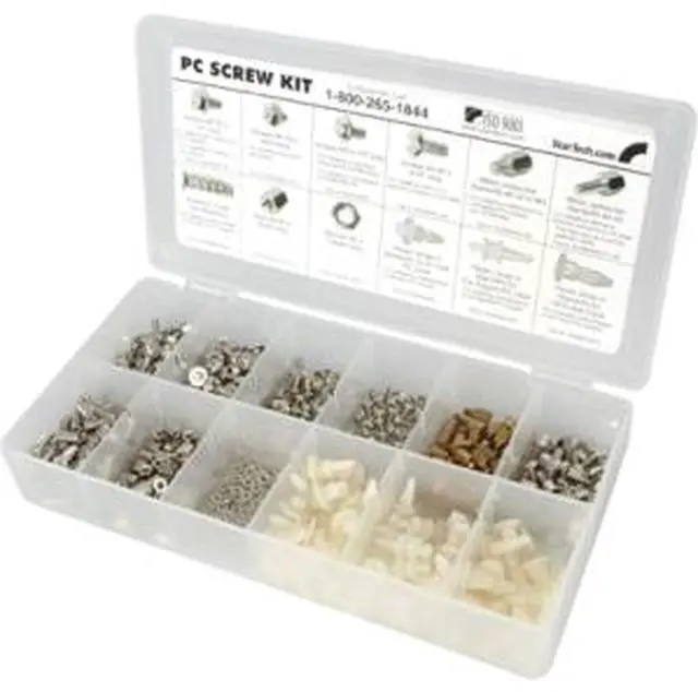 Main image of StarTech.com PCSCREWKIT Assortment of screws, nuts and standoffs