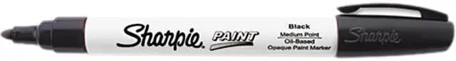 Main image of Permanent Paint Marker, Medium Point, Black