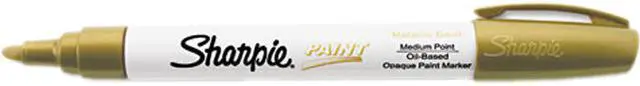 Main image of Permanent Paint Marker, Medium Point, Gold